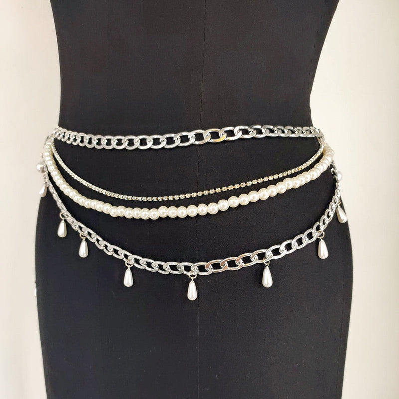 Sexy Fashion Metal Belts Waist Chains with Fringe