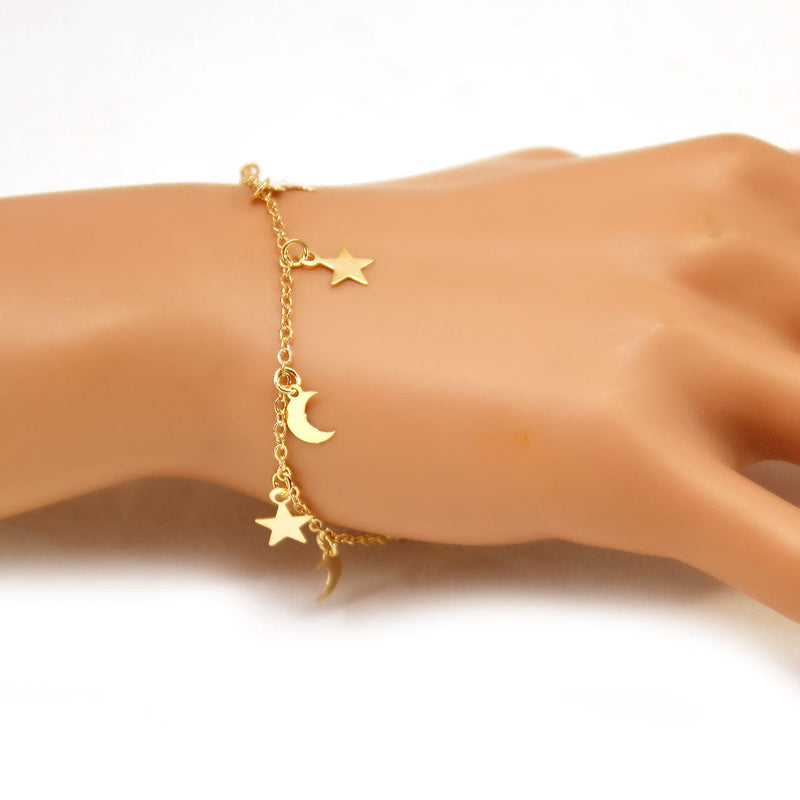 Moon Star Charms Bracelet