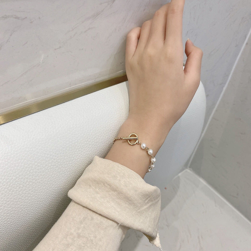 Pearl Beaded Bracelet Women