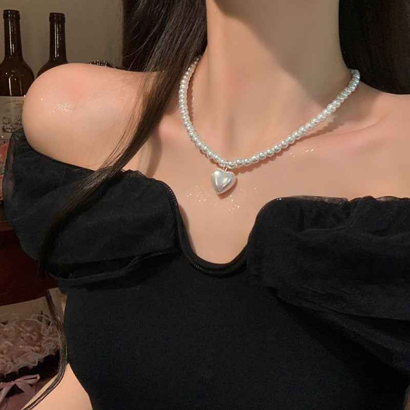 Bohemia Heart Necklace Love Heart Pendant Necklace