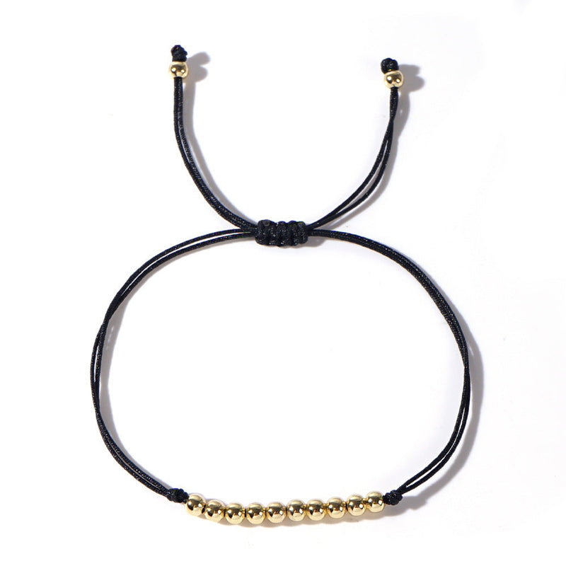 Tiny Metallic Beaded Women String Bracelets