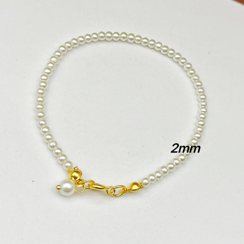 Glass Pearl Bracelet Woman Magnet Clasp