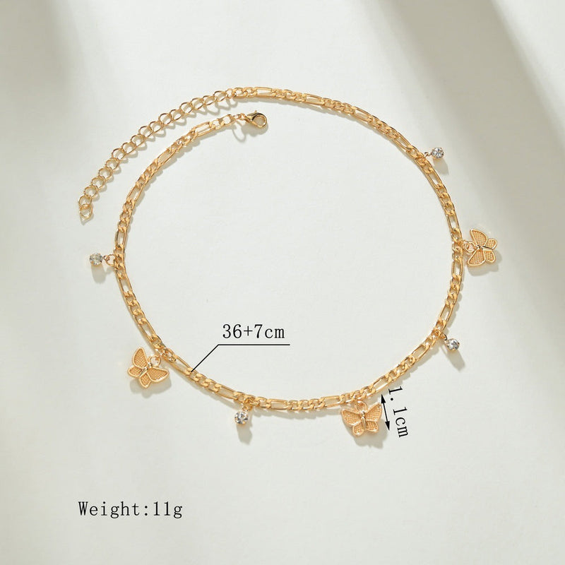 Butterfly Charm Chain Necklace