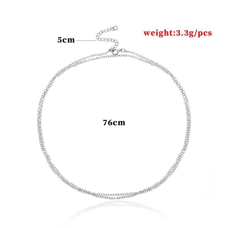 Elegent Long Chain Layered Necklace