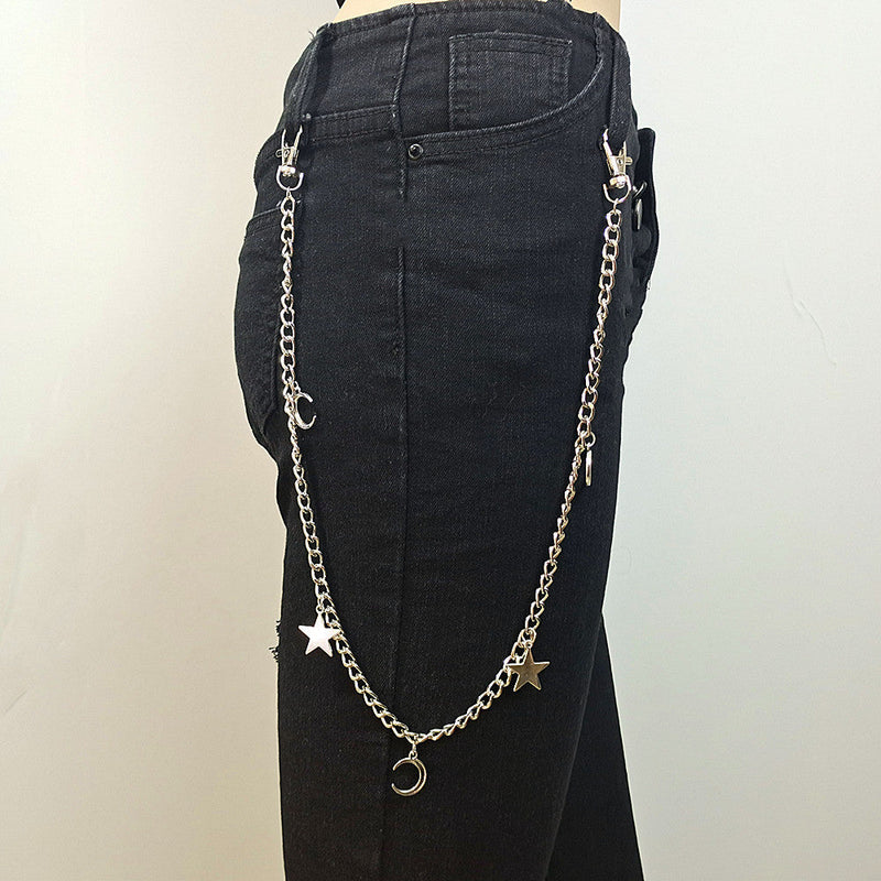 Punk Trouser Moon Wallet Chain Hip Hop Jeans Chains