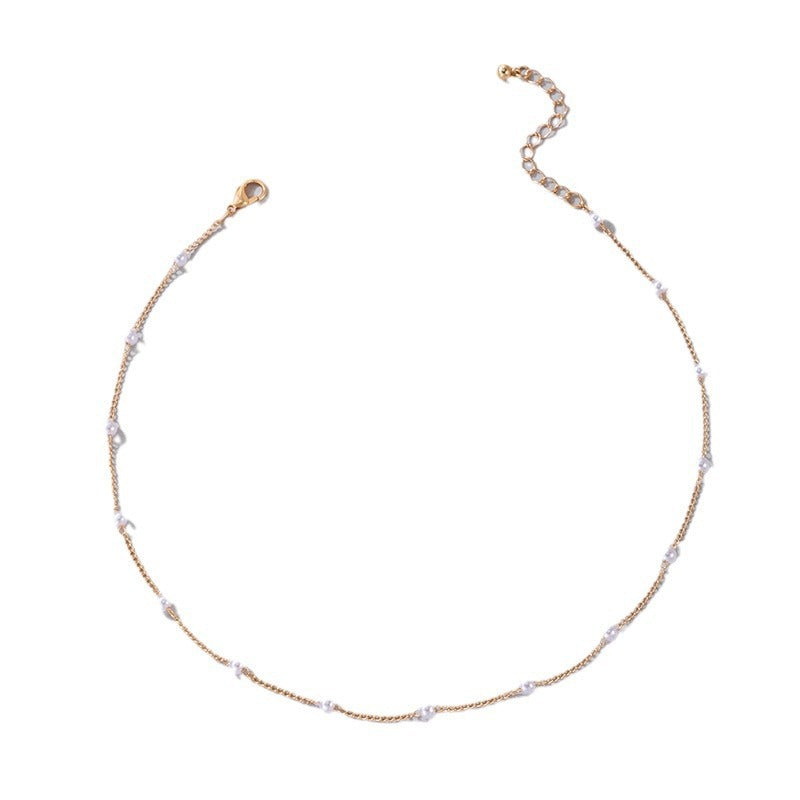 Pearl Choker Pendant Necklaces for Women
