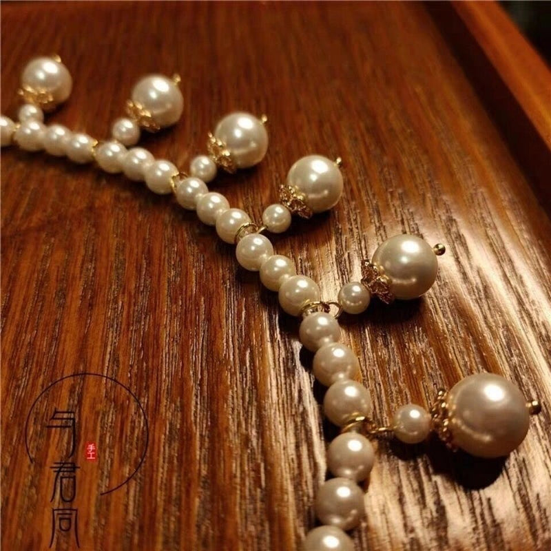 Tassel Pearl Necklaces Luxury Women Jewelry