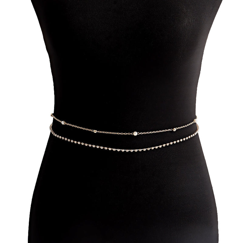 Body Chain Sexy Chain Rhinestone Bikini Waist Chain