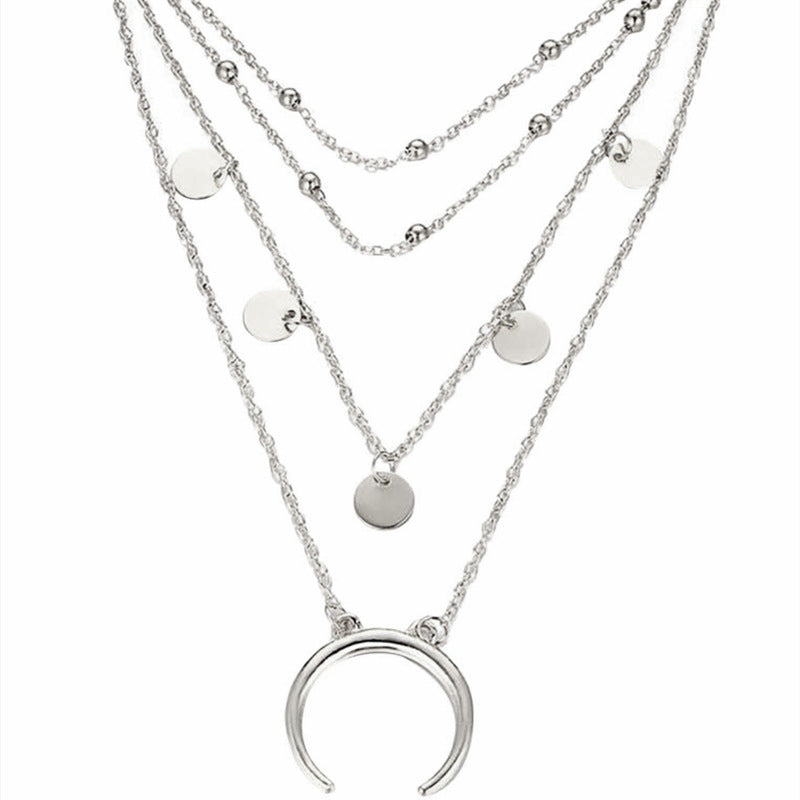 Boho Multi Layer Necklaces Pendants for Women