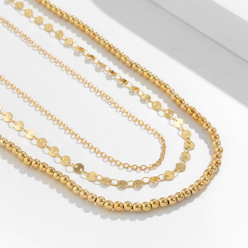 Sexy Geometric Sequins Metal Beads Belly Rings Waist Chain