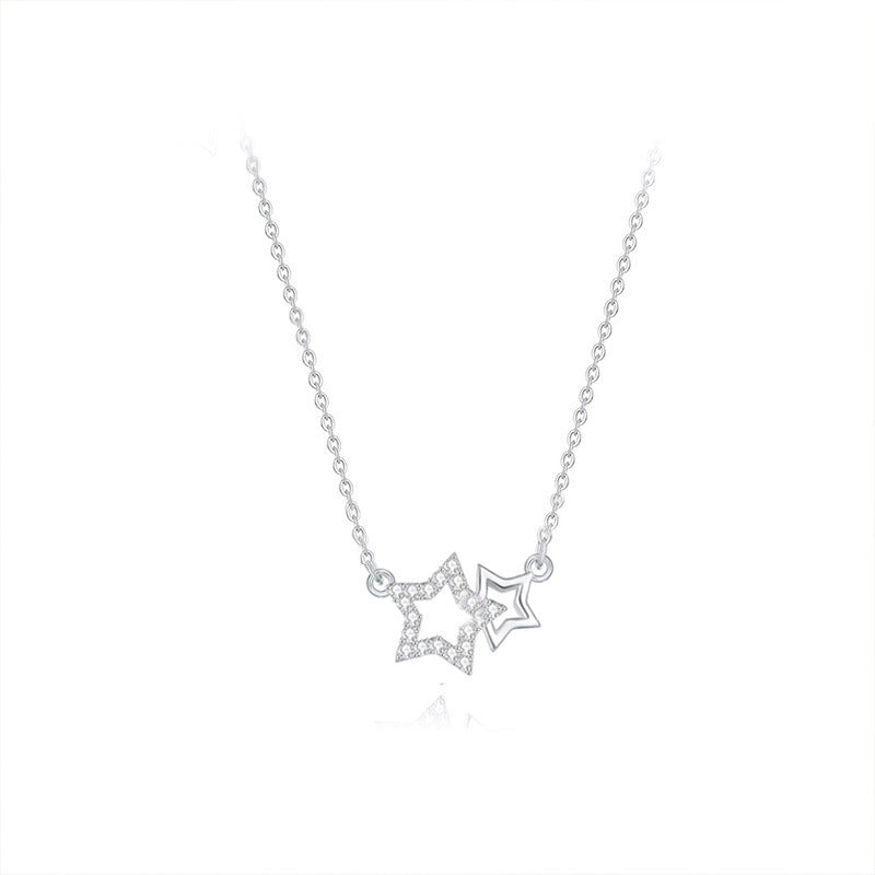 Stone Star Pendant Necklaces