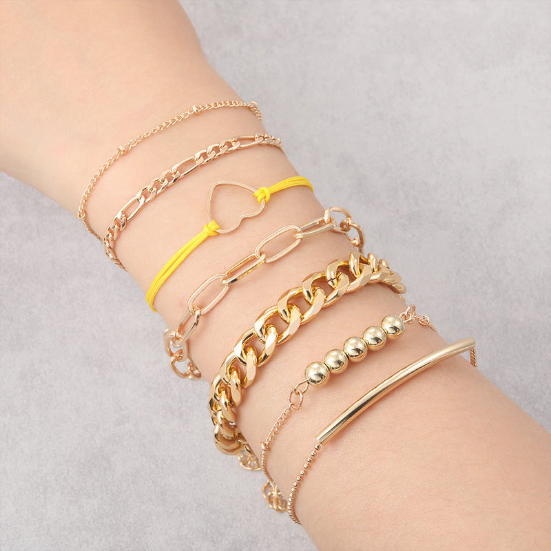 Multi-layer Chain Bracelet Set