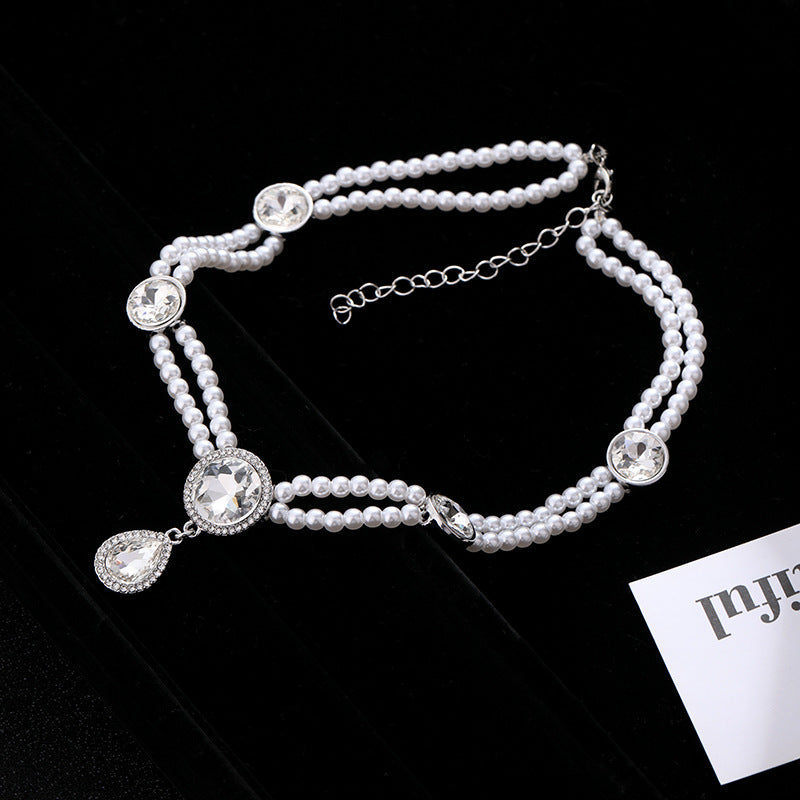 Vintage Irregular Exaggerated Pearl Necklace