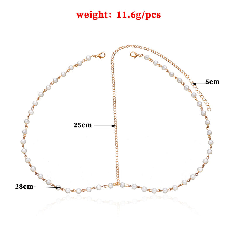 Gothic Pearl Hair Band