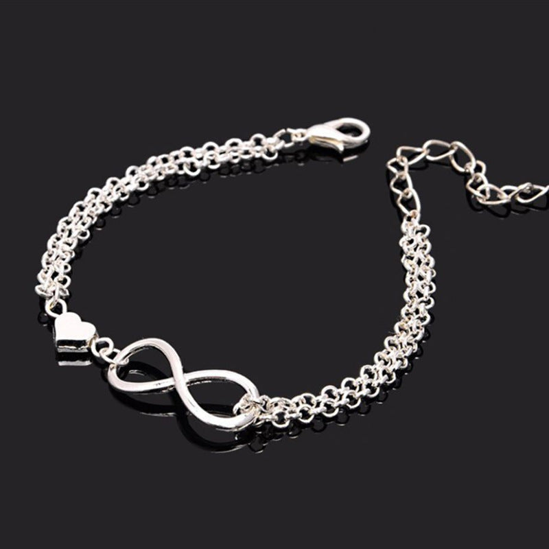 Infinity Heart Bracelet for Women