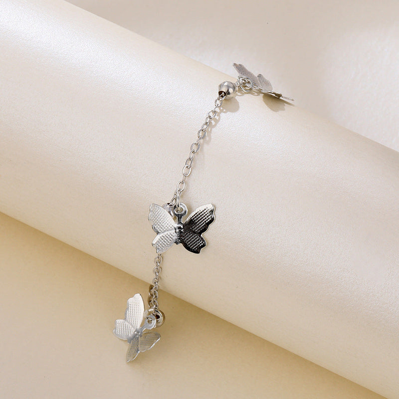 Women Summer Beach Butterfly Charm Anklets Jewelry