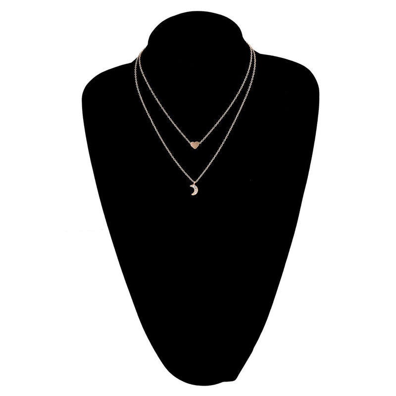 Double Layer Heart Necklace