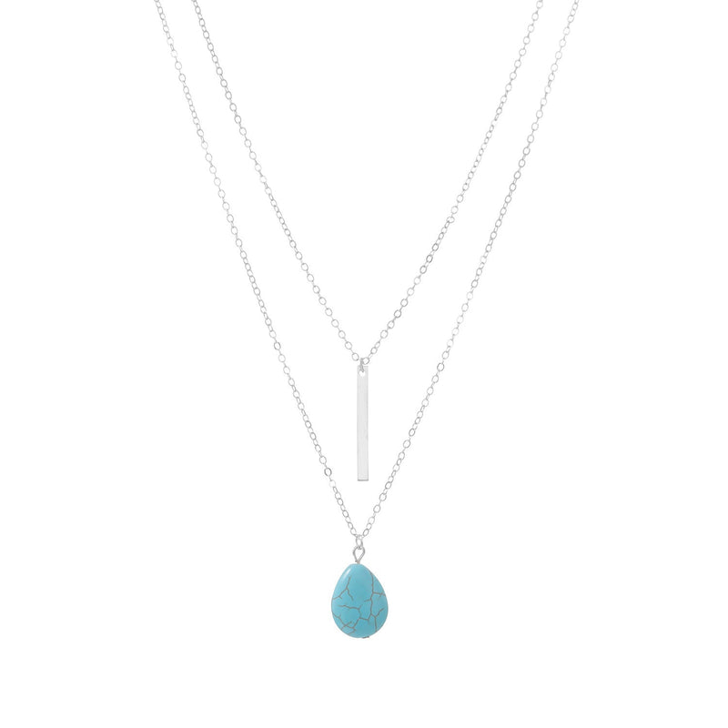 Turquoise Chain Necklace