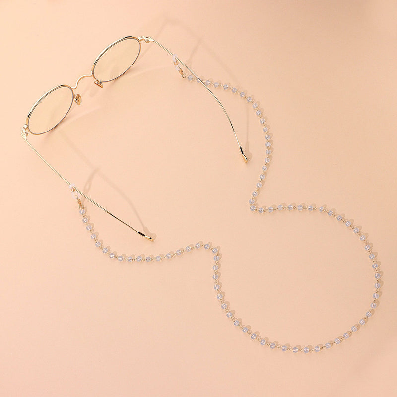 Beaded Eyeglasses Sunglasses Strap Holder Elegant Eyewear Retainer Chain