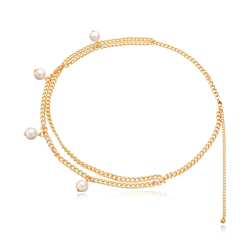 Waist Beads Plus Size Pearl Body Chain