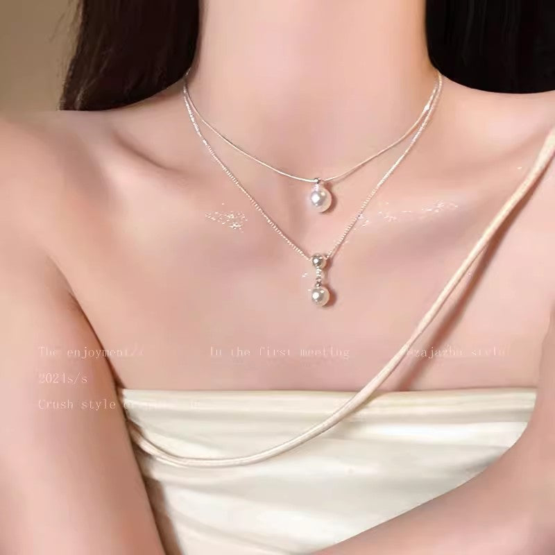 Imitation Pearl Jewelry Pendant Necklace