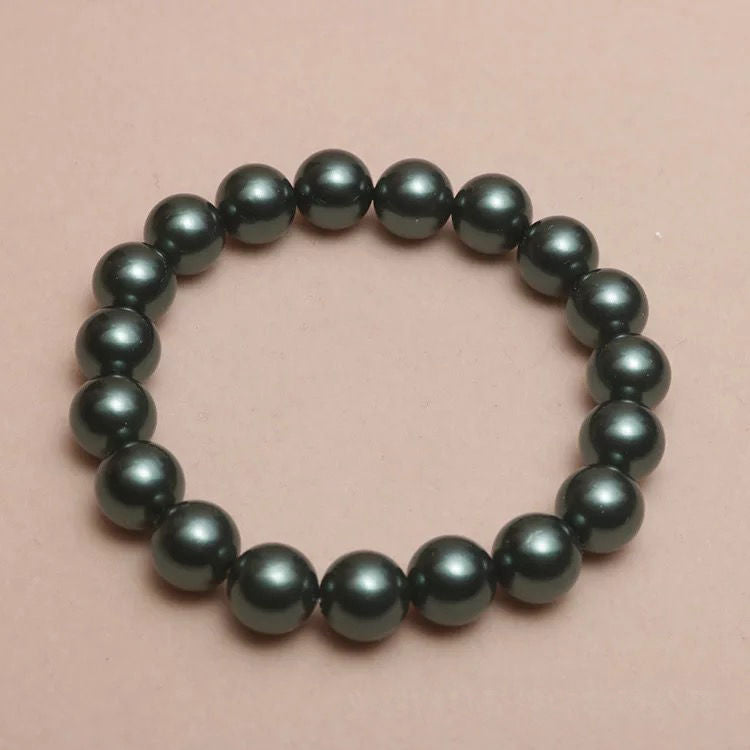 Simple Elegant Round Beads Shell Pearl Beads Bracelets