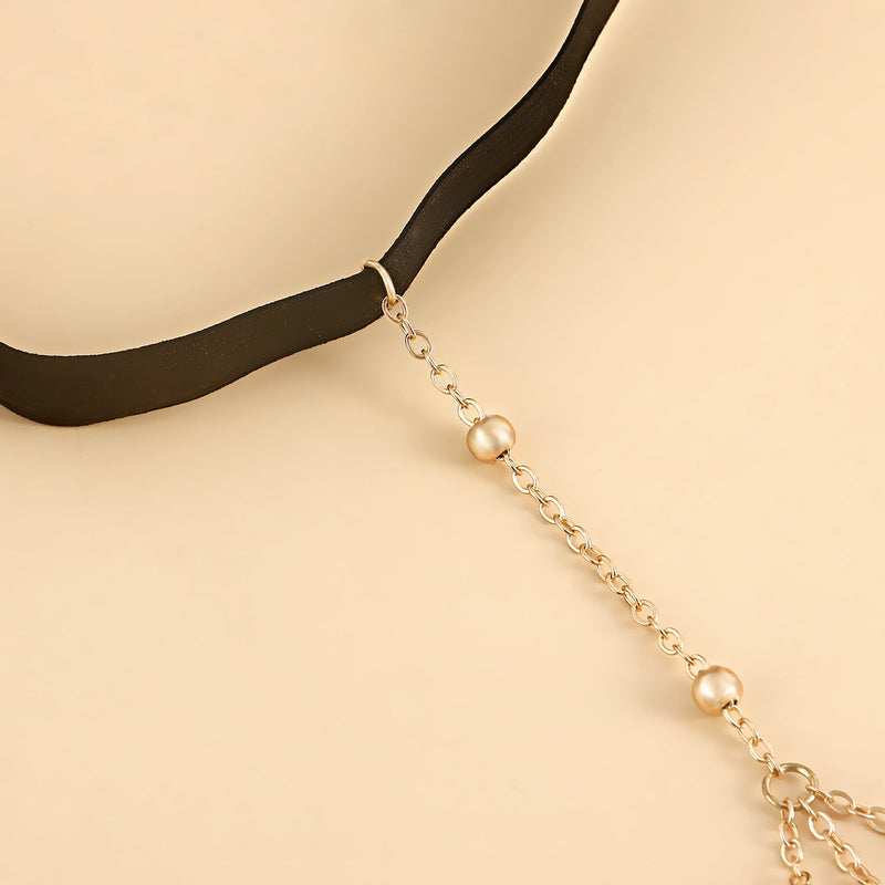 Multi-Layer Pearl Chain Leg Chain