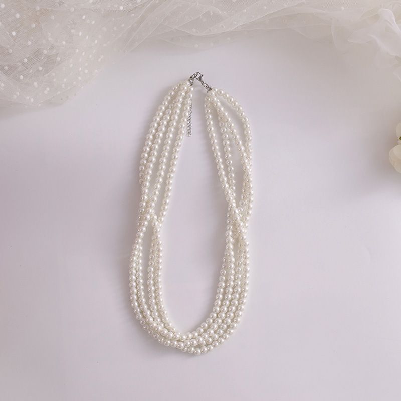 Dainty Pearl Choker Necklaces for Women Trendy