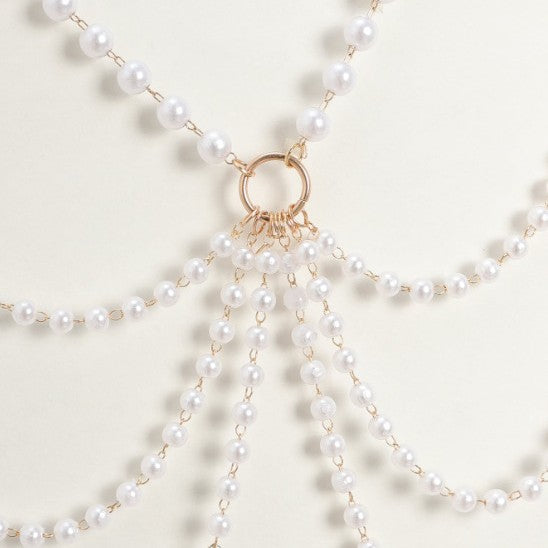 Multilayer Pearl Waist Chains