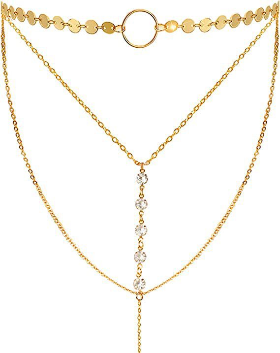 Round Stone Pendant Necklace