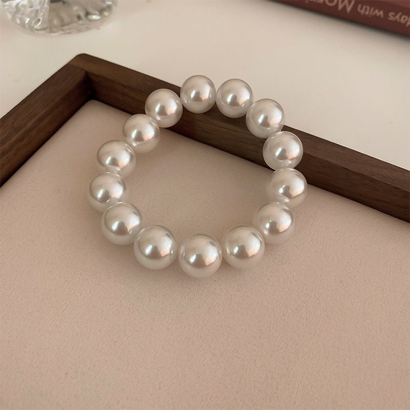 Elastic Plastic Pearl Bracelets