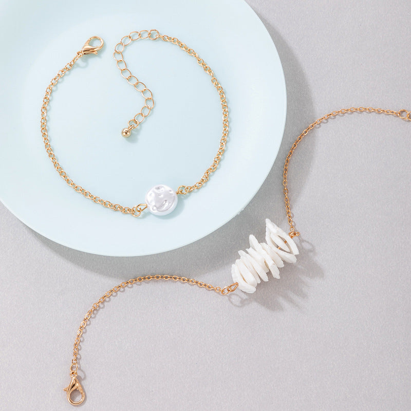 Summer Beach Jewelry Bohemia Chain Anklet Sets