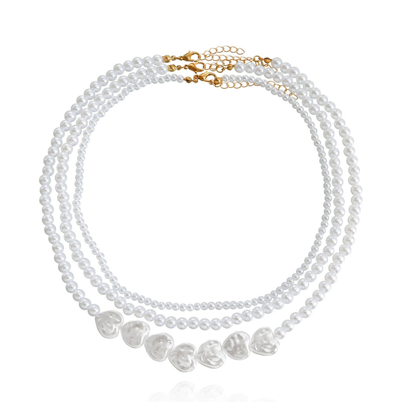 Irregular Imitation Pearls Necklaces