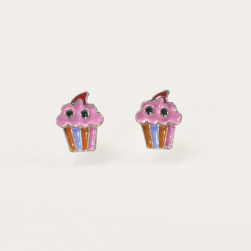 Sweet Cake Stud Earring