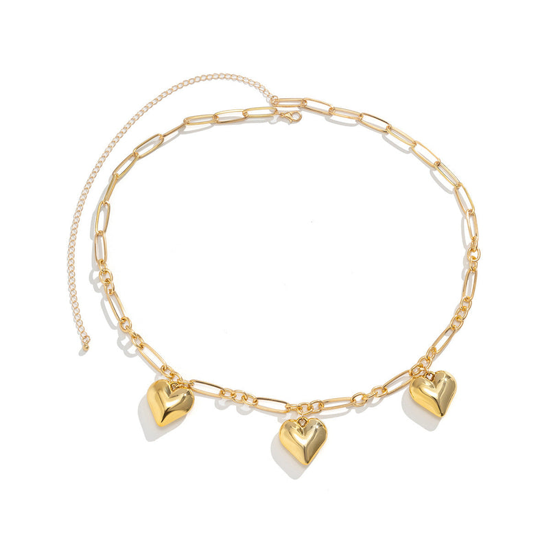 Simple Big Love Tassel Waist Chain