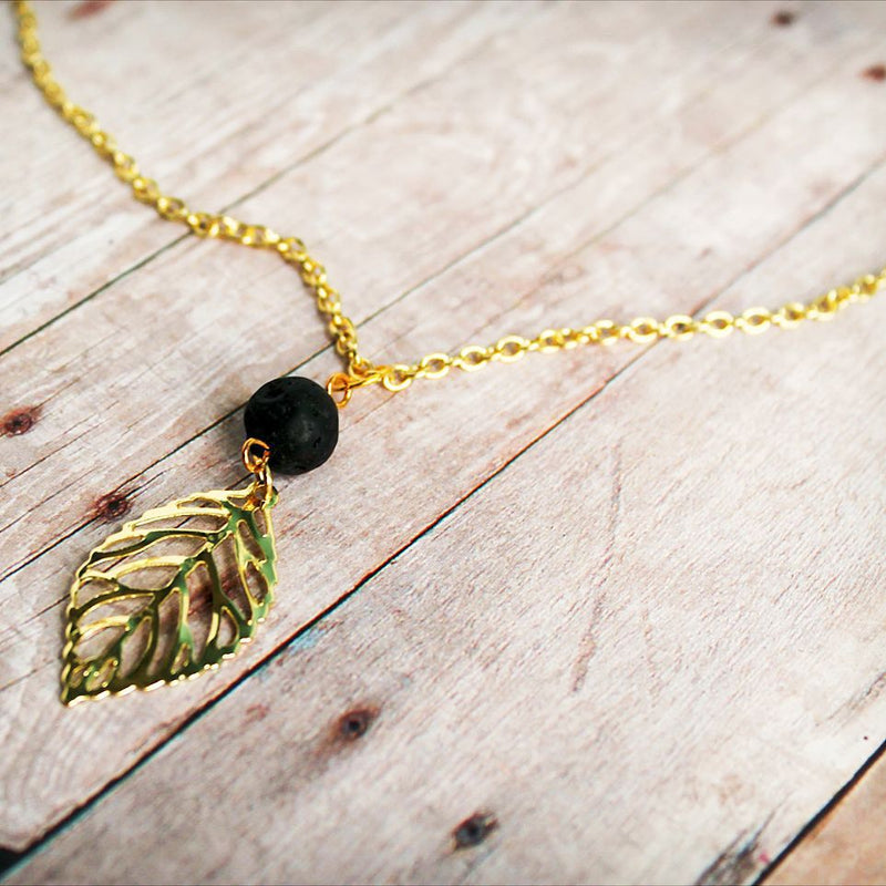 Leaf Pendant Necklace Jewelry
