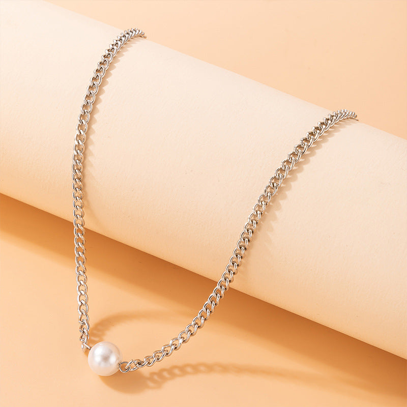 Custom Fashion Jewelry Pearl Chain Necklace