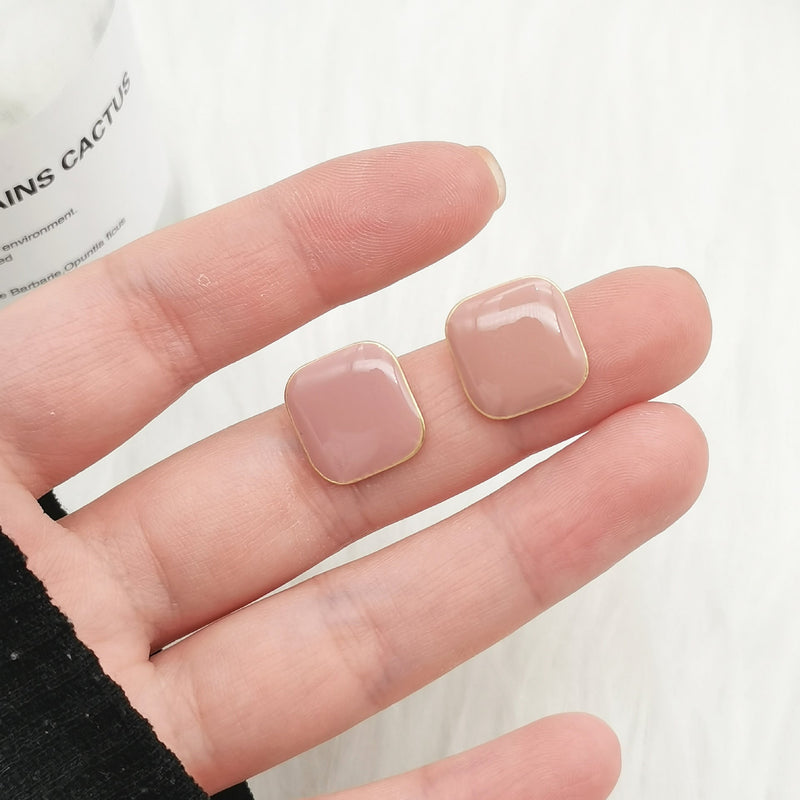 Geometric Simple Square Earrings