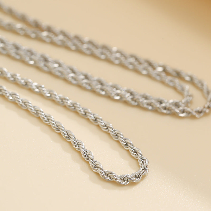 Multi-layer Twisted Chain Bracelet