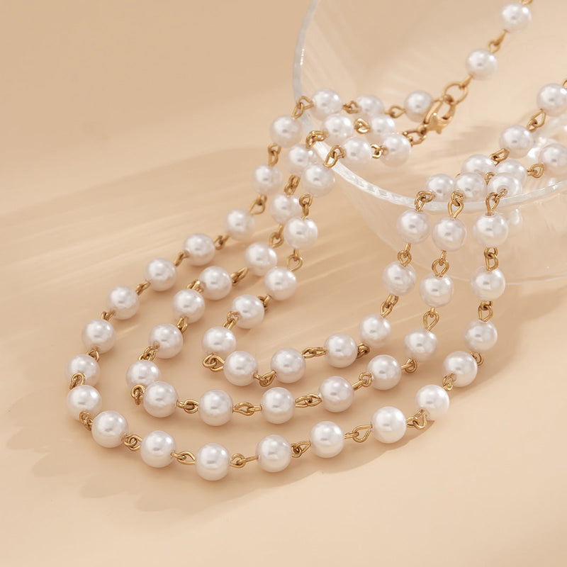 Imitation Pearl Waist Chain