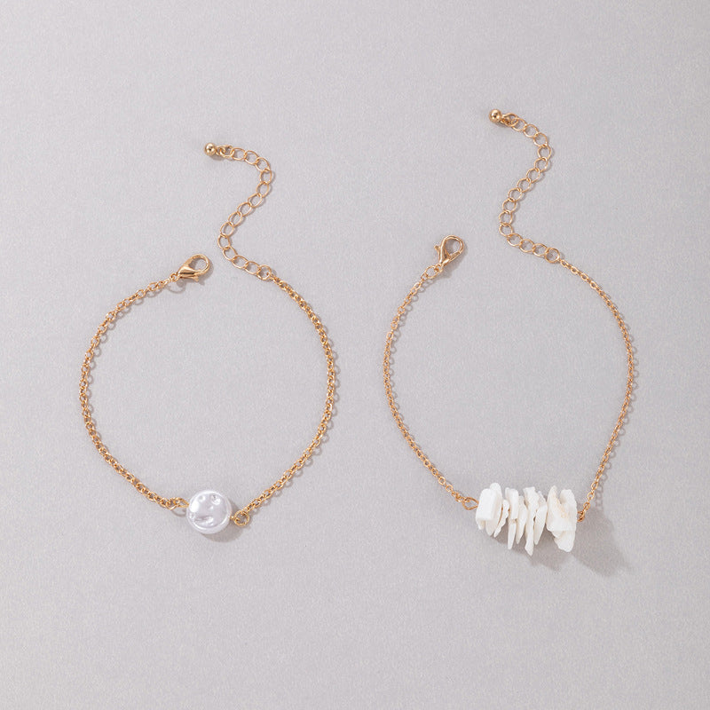 Summer Beach Jewelry Bohemia Chain Anklet Sets