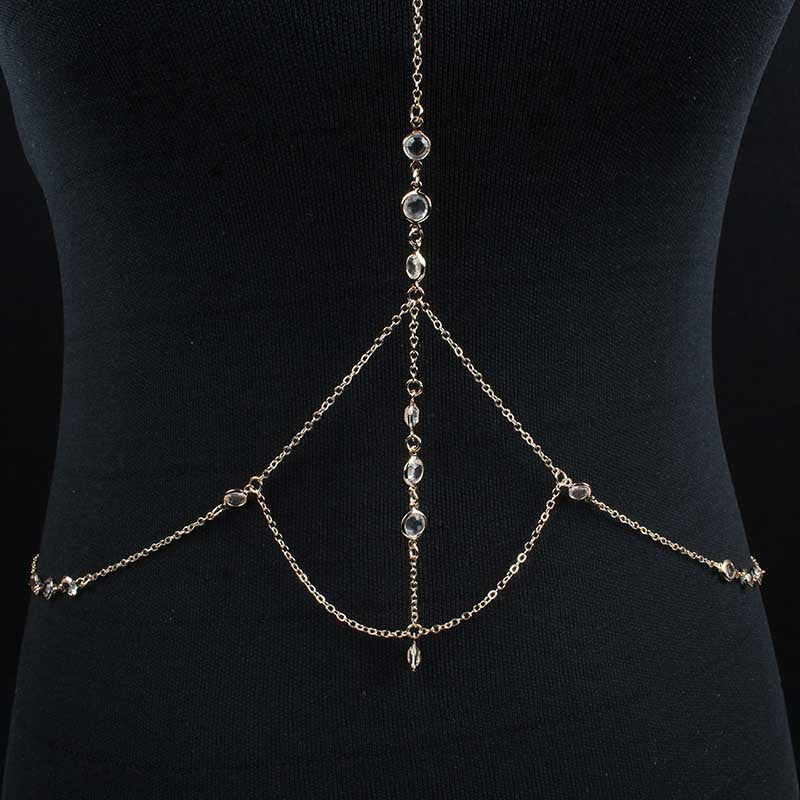 Fashion Body Jewelry Chain Romantic Belly Chest Chain