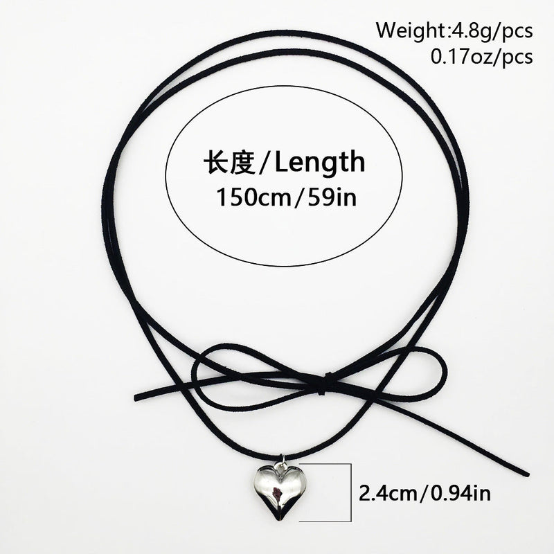 Vintage Women Heart Choker Necklace