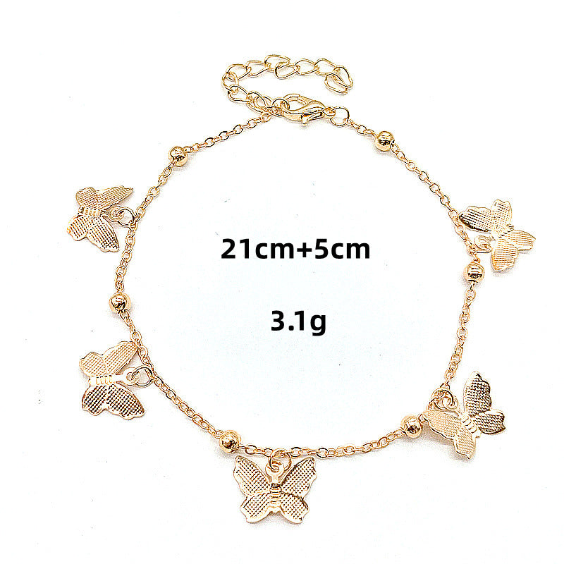 Butterfly Charm Anklets Jewelry