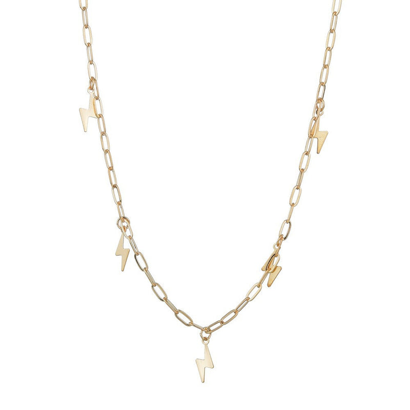 Tiny Lightning Charms Choker Necklace