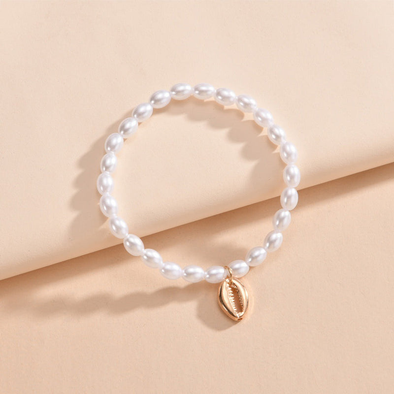 Pearl Shell Pendant Anklets Jewelry