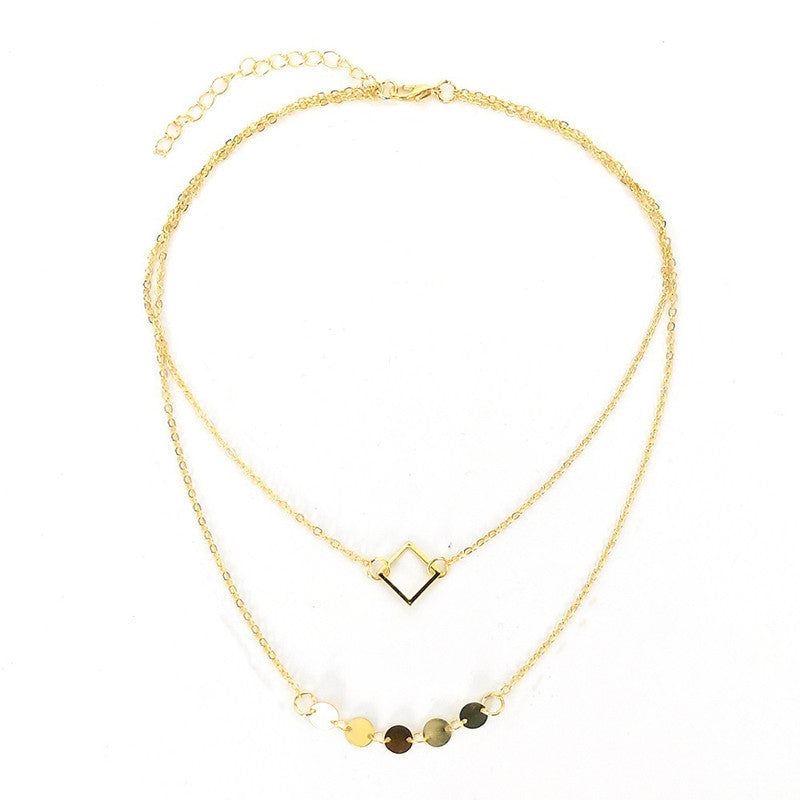 Geometric Chain Necklace