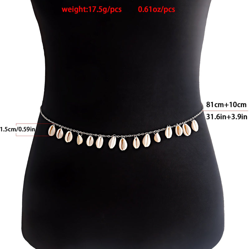 Classic Style Shell Charm Jewelry Body Chain