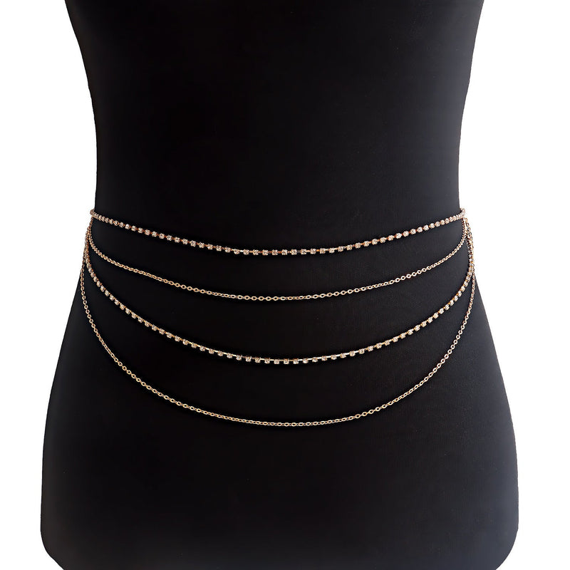 Tennis Body Waist Belly Chains for Women