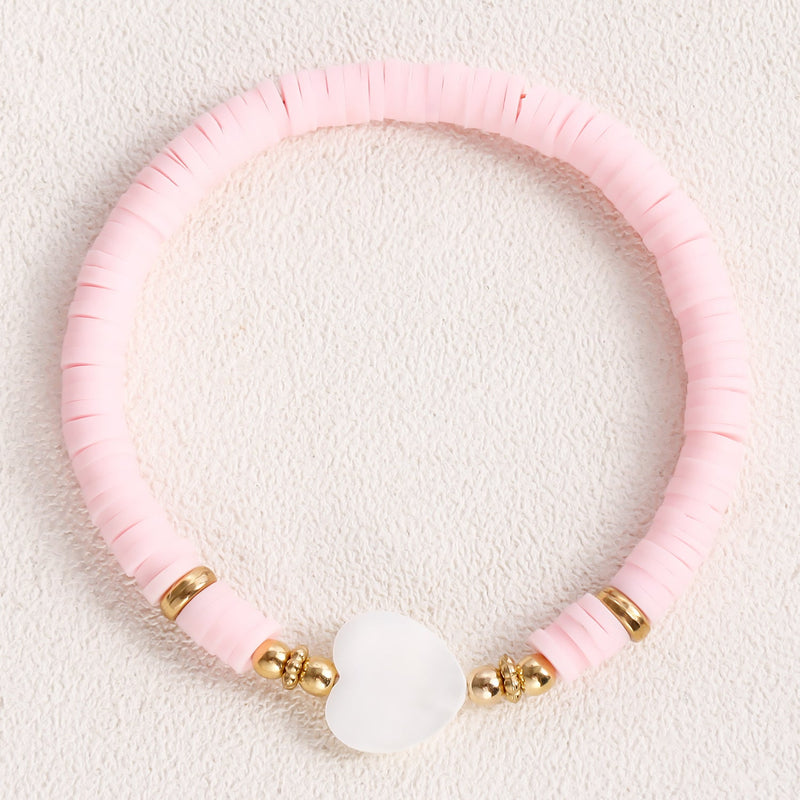 Color Polymer Clay Bracelet for Women